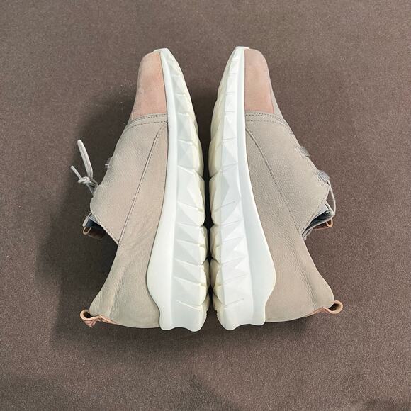 Cloud Footwear Zarina Suede Leather Lace Up Comfort Tan Shoe Women's Size EU 37 - Picture 9 of 13